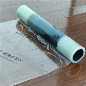 Niebieskie lub przezroczyste lepkie maty na podłogę